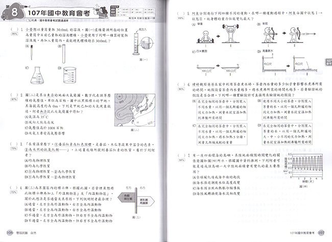 自然,歷屆,試題