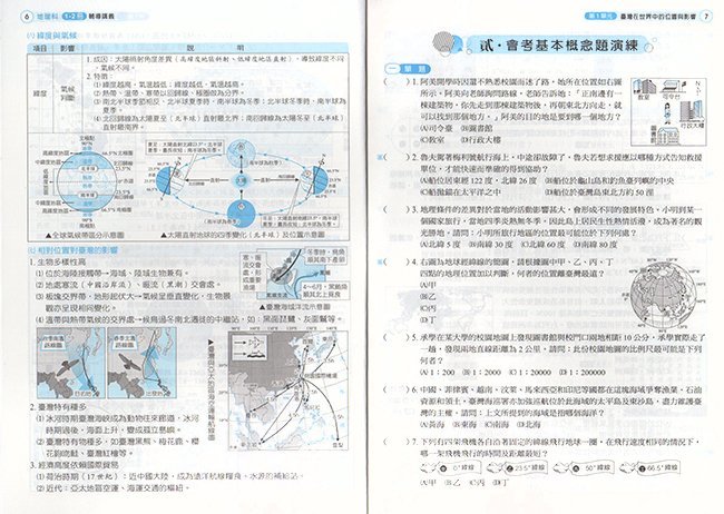 輔導,題庫,地理